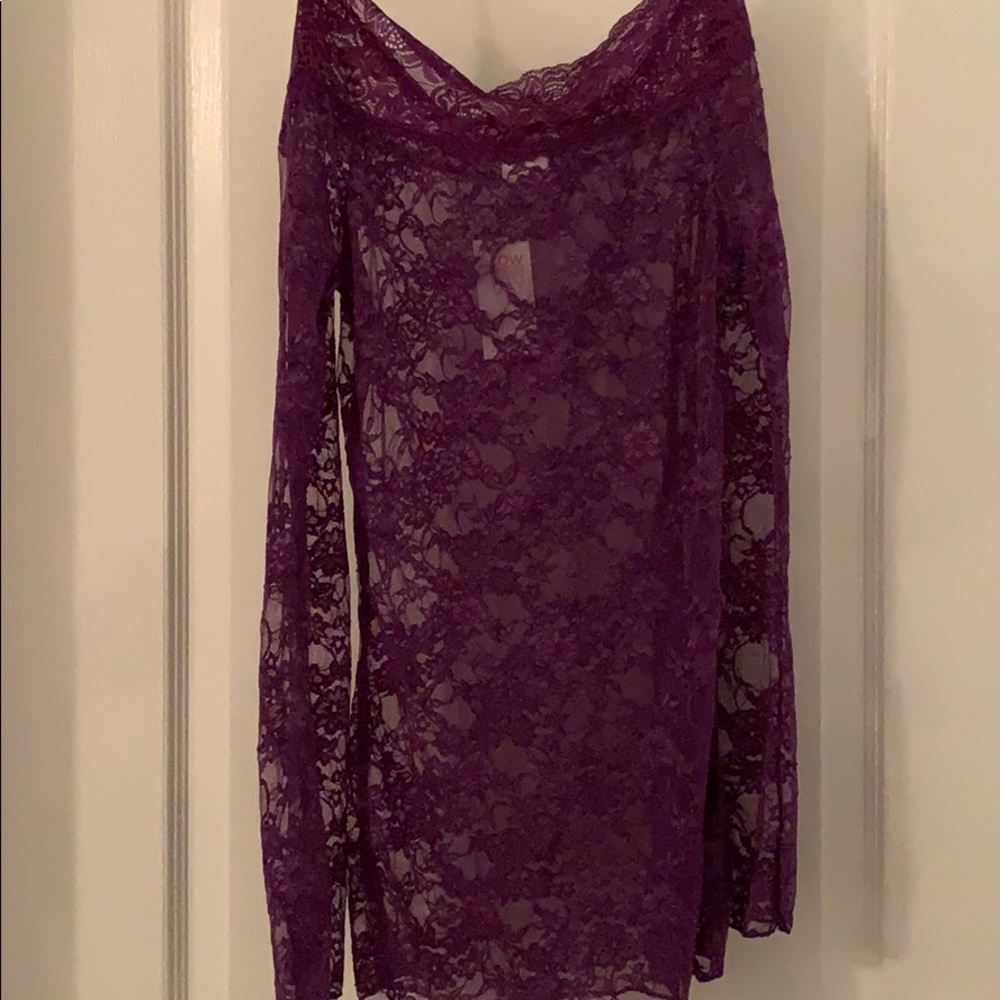 Purple lace top. Never worn